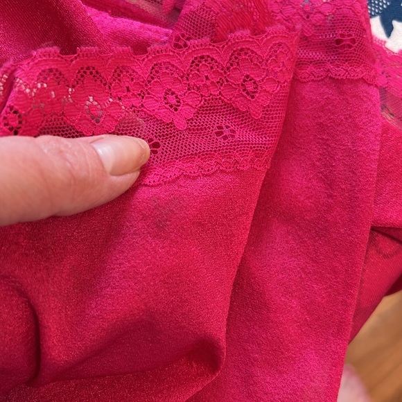 VTG Vanity Fair lace trim open front night gown - Picture 15 of 15